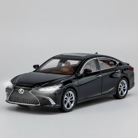 Lexus ES300 1:24 – elegancka limuzyna metalowy model kolekcjonerski z LED