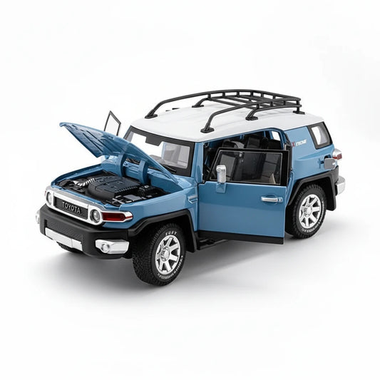 Toyota FJ Cruiser 1:24 – terenowy SUV metalowy model kolekcjonerski z LED