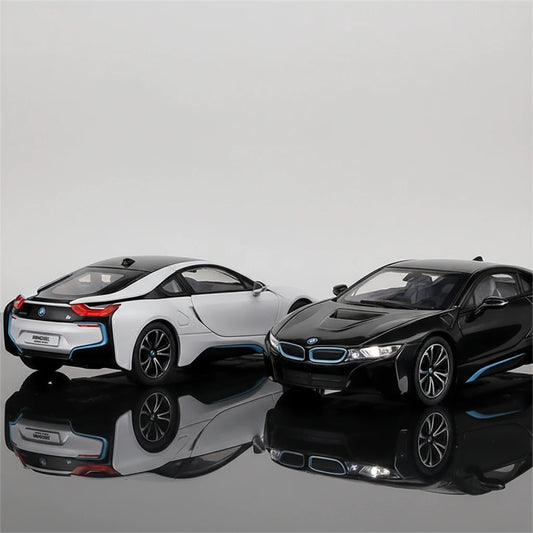 BMW i8 1:24 – futurystyczny sportowy model kolekcjonerski z LED