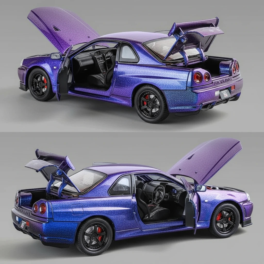 Model Nissan Skyline GT-R R34 1:24