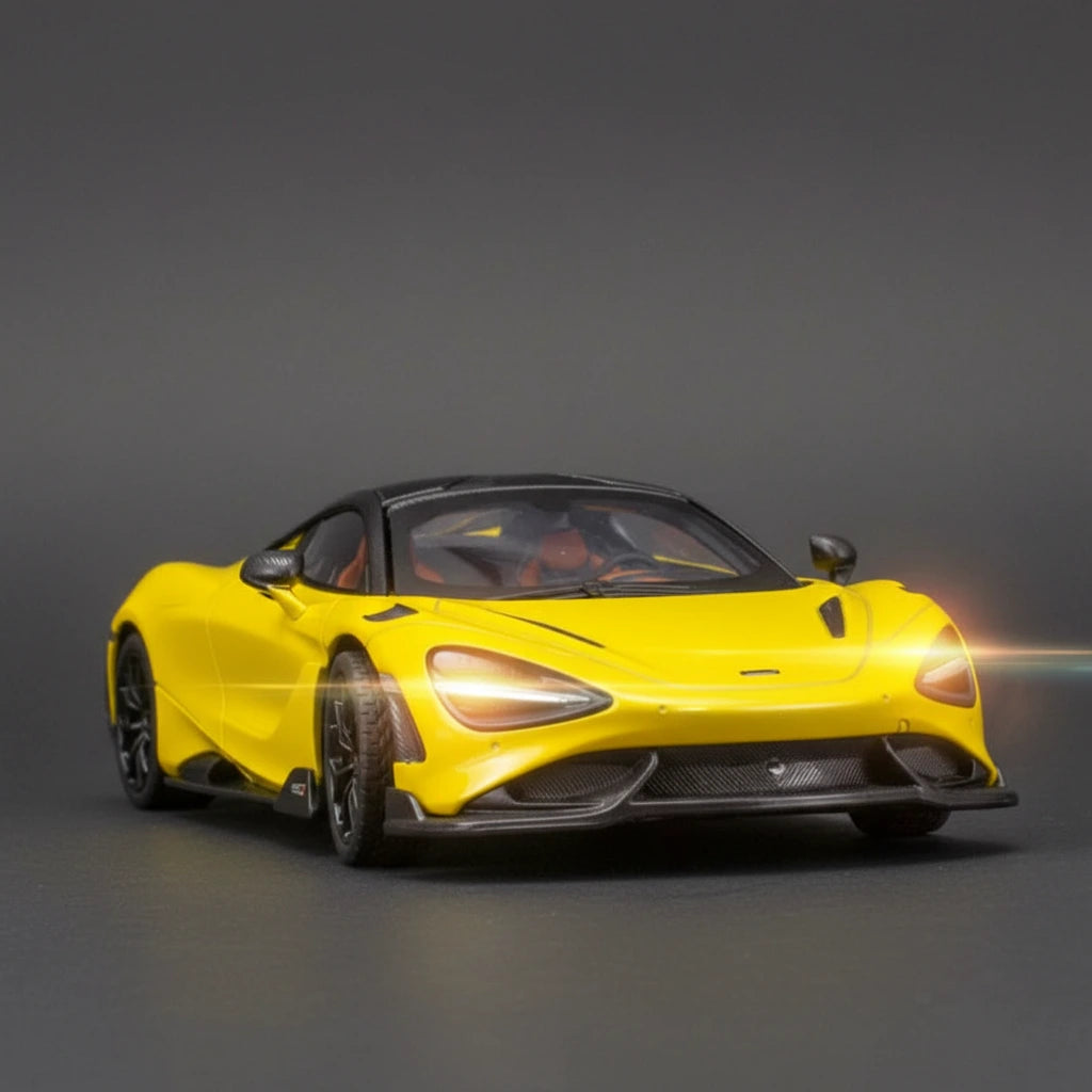 McLaren 765LT 1:24 – ekstremalny supercar model kolekcjonerski z LED