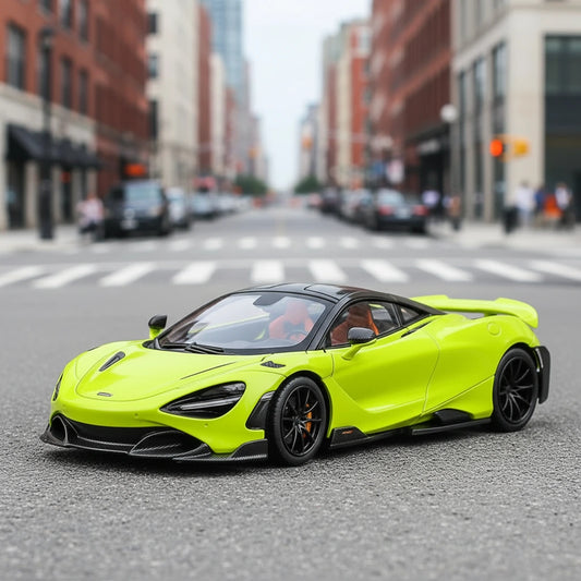 McLaren 765LT 1:24 – ekstremalny supercar model kolekcjonerski z LED