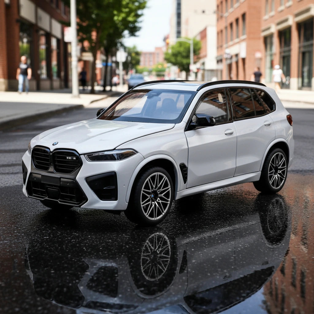BMW X5M F95 1:24 – sportowy SUV model kolekcjonerski z LED