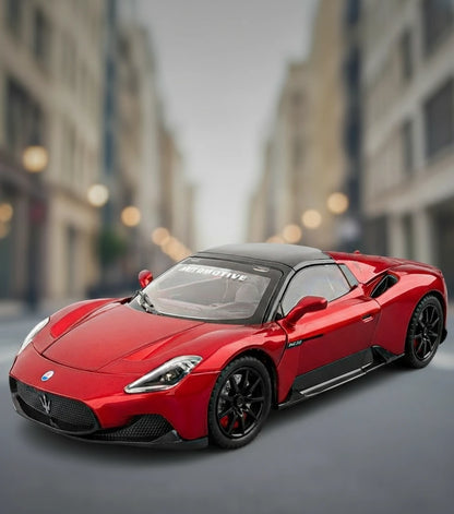 Maserati MC20 1:24 – metalowy model kolekcjonerski z oświetleniem LED