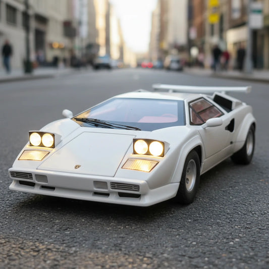 Lamborghini Countach LP500S 1:24 – legendarny supercar model kolekcjonerski z LED