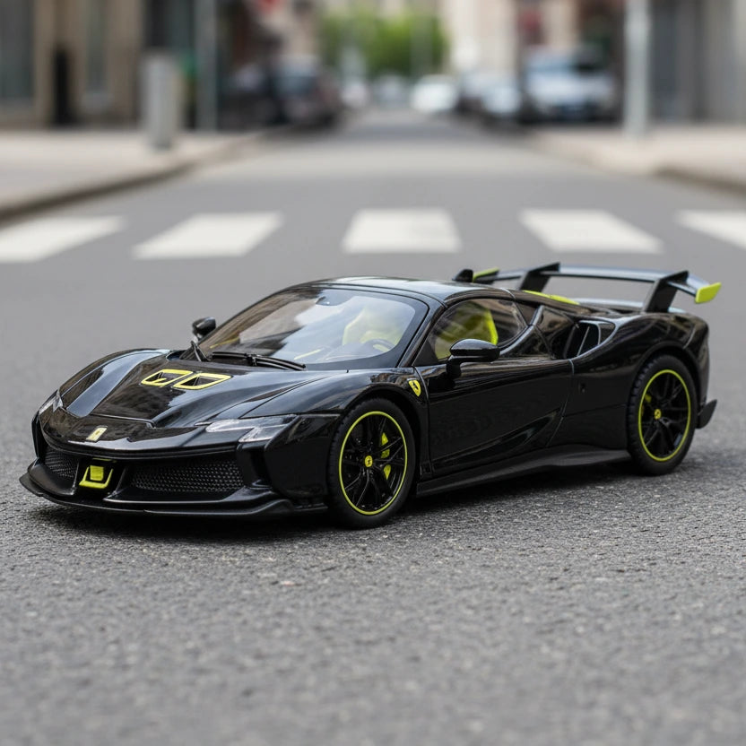 Ferrari SF90 XX 1:24 – ekstremalny hipersamochód model kolekcjonerski z LED