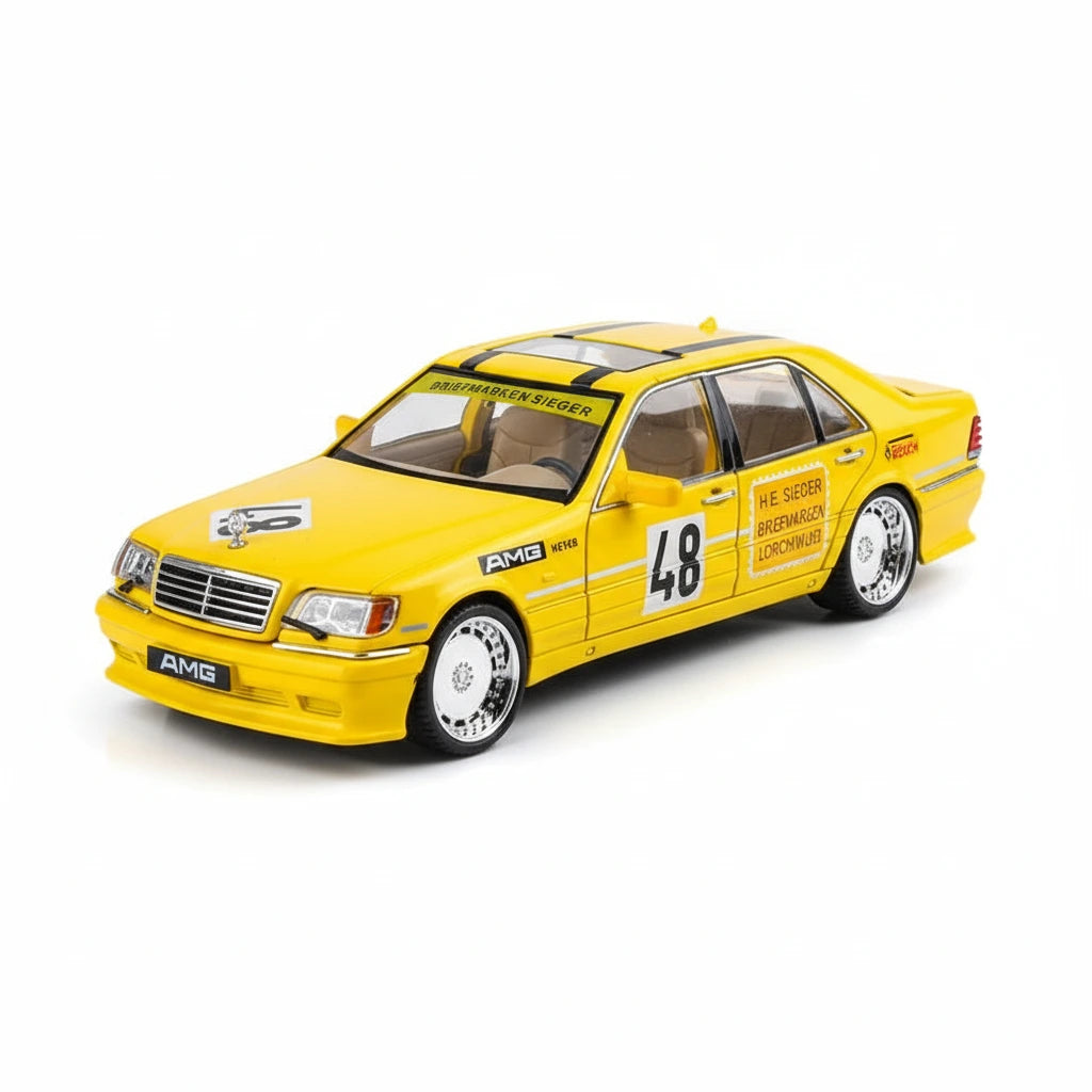 Mercedes-Benz W140 320SEL Modified 1:24 – tuningowany klasyk model z LED