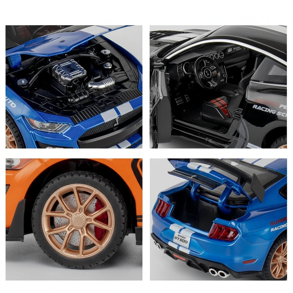 Ford Mustang GT Shelby 1:24 – legendarny muscle car metalowy model z LED