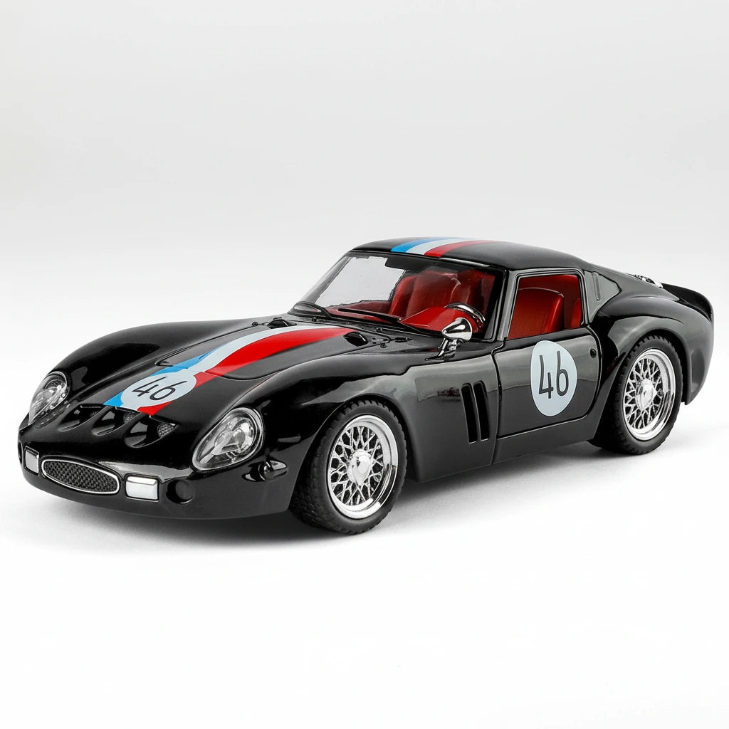 Ferrari 250 GTO 1:24 – legendarny klasyk metalowy model kolekcjonerski z LED