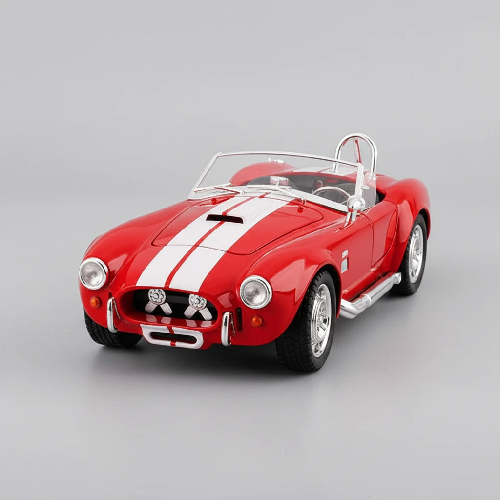 Shelby Cobra 1965 1:24 – klasyczny roadster model kolekcjonerski z LED