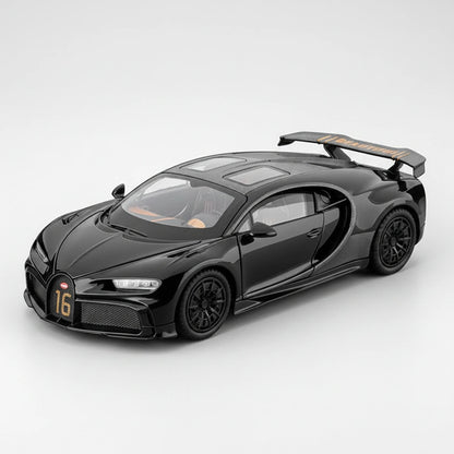 Bugatti Chiron 1:24 – hipersamochód model kolekcjonerski z LED