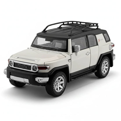 Toyota FJ Cruiser 1:24 – terenowy SUV metalowy model kolekcjonerski z LED