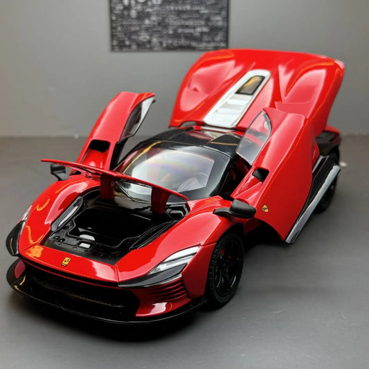 Ferrari Daytona SP3 1:24 – limitowany hipersamochód model kolekcjonerski z LED