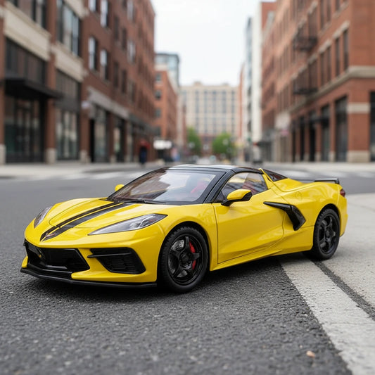 Chevrolet Corvette C8 1:24 – nowoczesny supercar model z LED