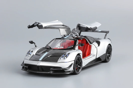 Pagani Huayra 1:24 – metalowy model kolekcjonerski z oświetleniem LED