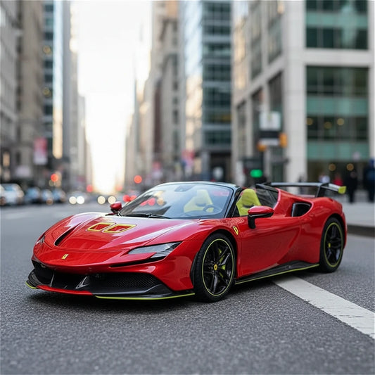 Ferrari SF90 XX 1:24 – ekstremalny hipersamochód model kolekcjonerski z LED