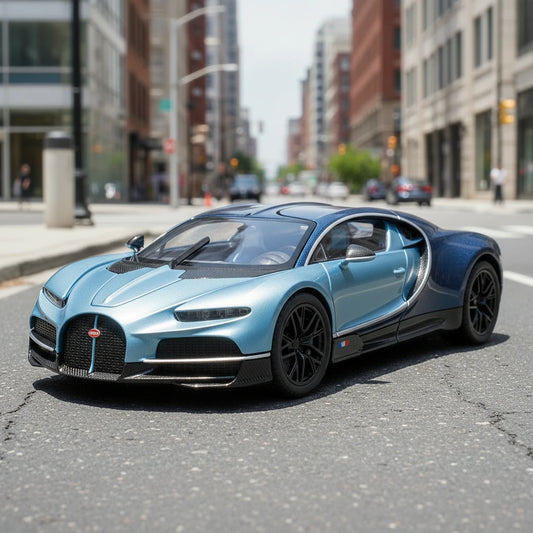Bugatti Tourbillon 1:24 – futurystyczny hipersamochód model z LED