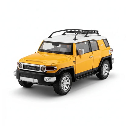 Toyota FJ Cruiser 1:24 – terenowy SUV metalowy model kolekcjonerski z LED