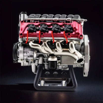 Dynamiczny silnik V8 RC – model spalinowy do samodzielnego montażu
