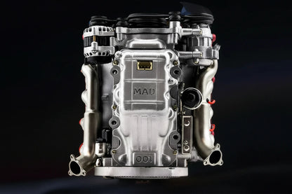 Dynamiczny silnik V8 RC – model spalinowy do samodzielnego montażu