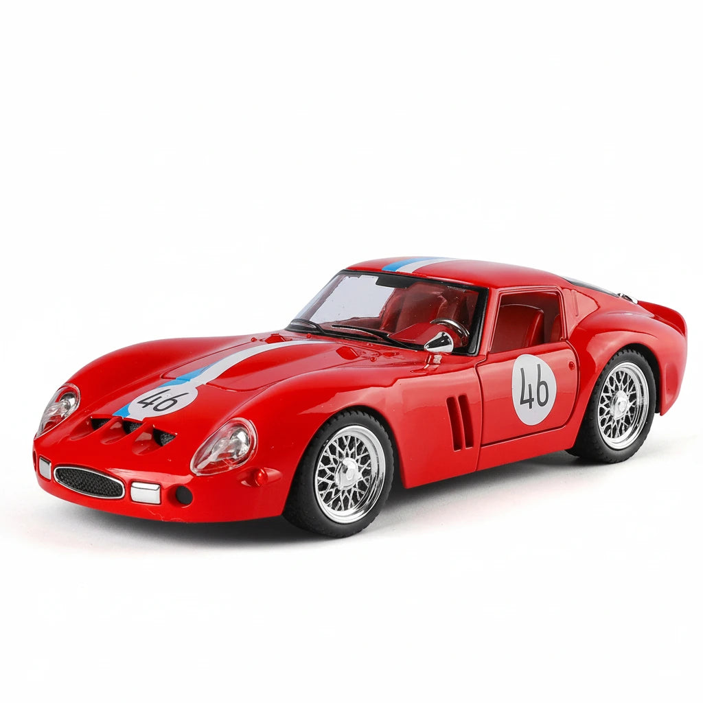 Ferrari 250 GTO 1:24 – legendarny klasyk metalowy model kolekcjonerski z LED