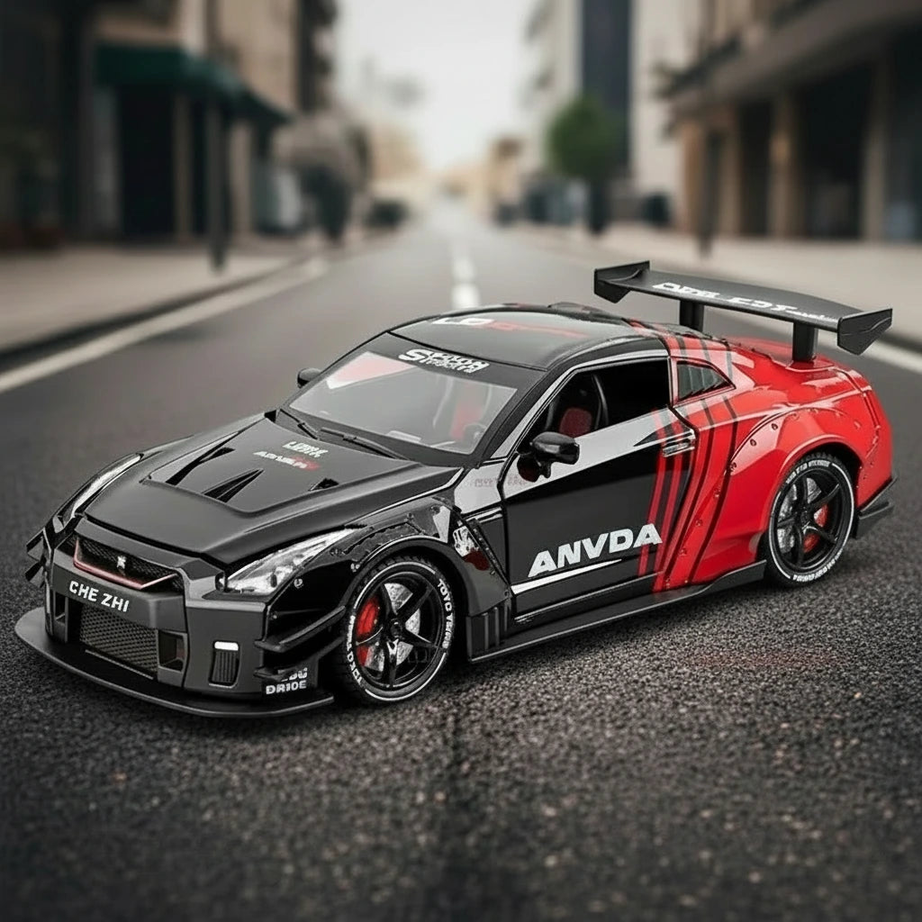 Model Nissan GT-R Widebody Racing 1:24
