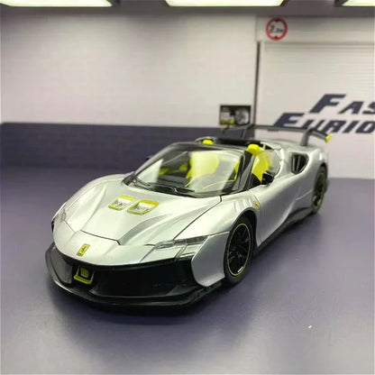 Ferrari SF90 XX 1:24 – ekstremalny hipersamochód model kolekcjonerski z LED