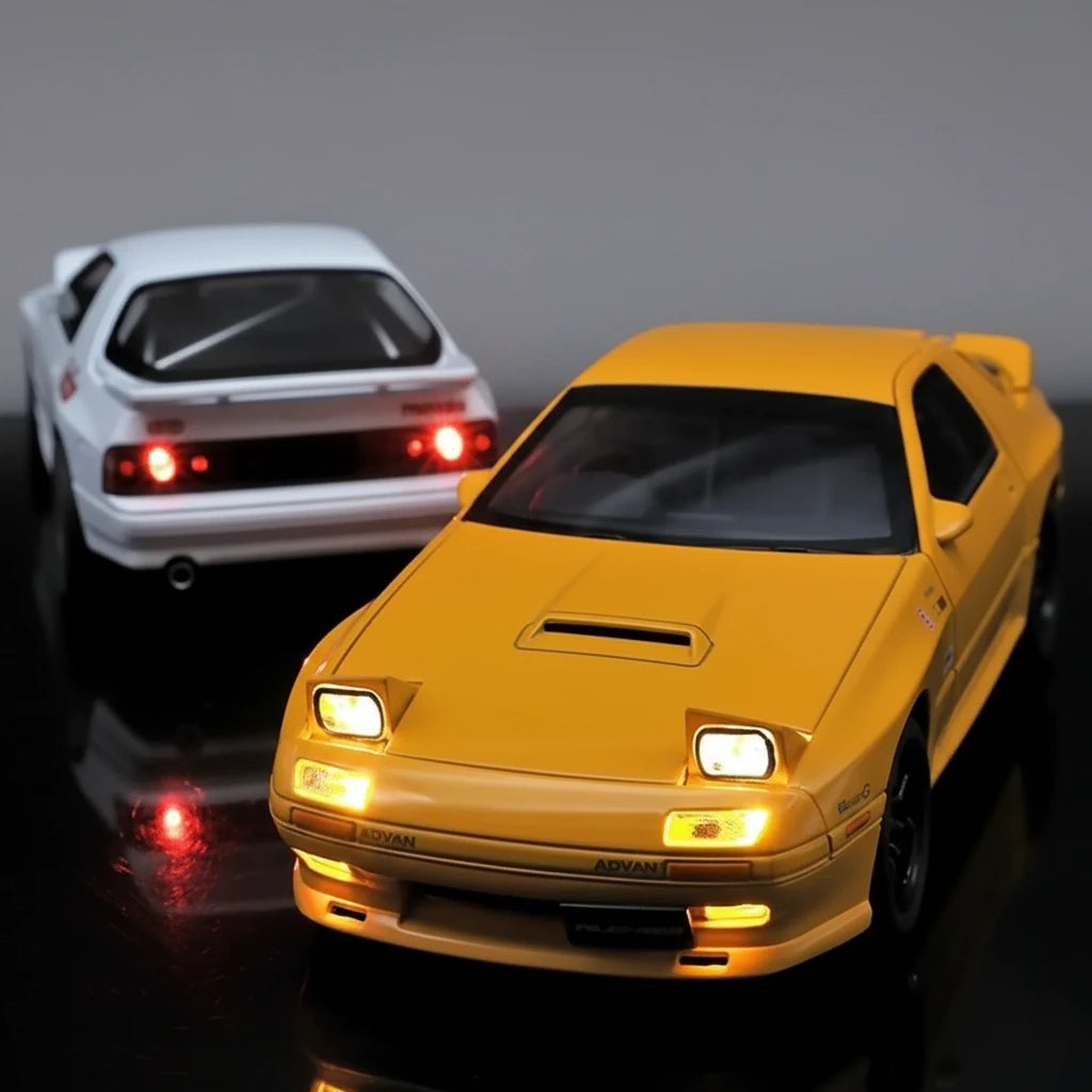 Mazda RX-7 1:24 – kultowy JDM model kolekcjonerski z LED