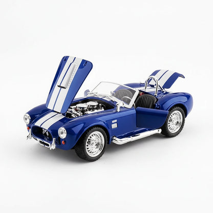 Shelby Cobra 1965 1:24 – klasyczny roadster model kolekcjonerski z LED