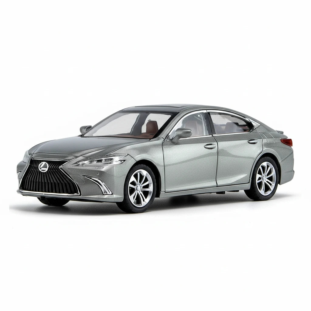 Lexus ES300 1:24 – elegancka limuzyna metalowy model kolekcjonerski z LED
