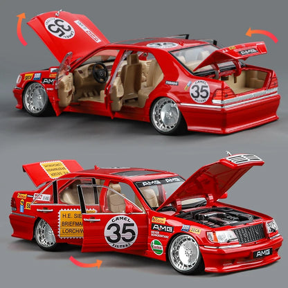 Mercedes-Benz W140 320SEL Modified 1:24 – tuningowany klasyk model z LED