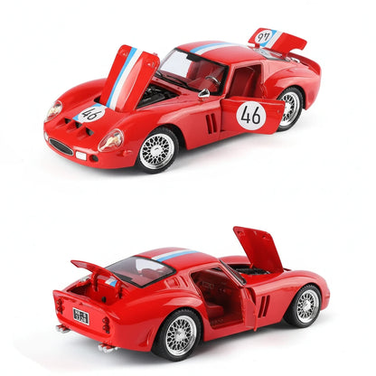 Ferrari 250 GTO 1:24 – legendarny klasyk metalowy model kolekcjonerski z LED