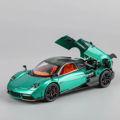 Pagani Huayra 1:24 – metalowy model kolekcjonerski z oświetleniem LED