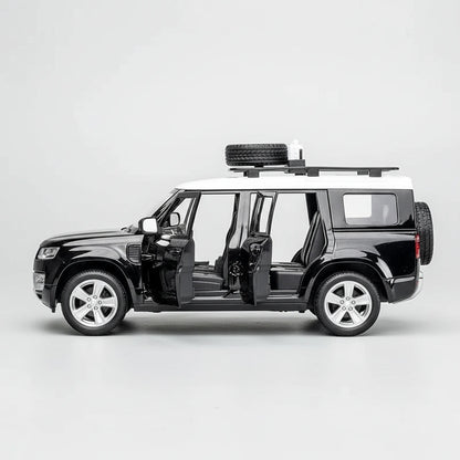 Land Rover Defender 1:24 – terenowy klasyk model kolekcjonerski z LED