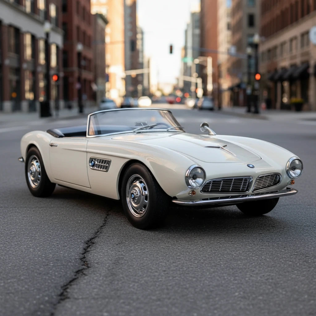 BMW 507 Roadster 1:24 – klasyczny model kolekcjonerski z LED