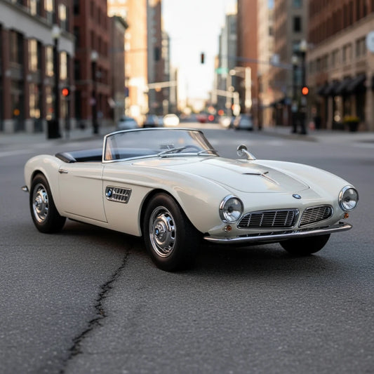 BMW 507 Roadster 1:24 – klasyczny model kolekcjonerski z LED