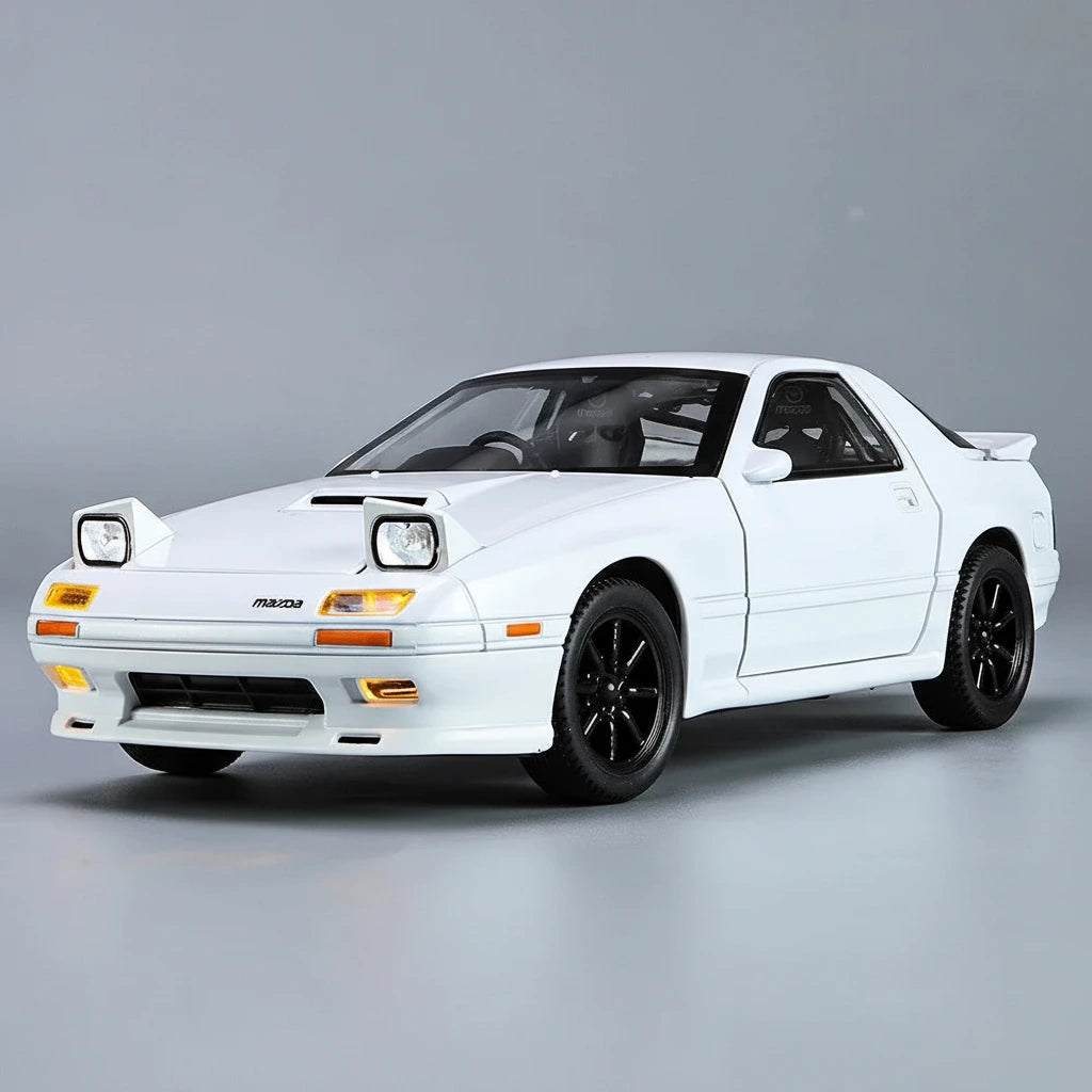 Mazda RX-7 1:24 – kultowy JDM model kolekcjonerski z LED