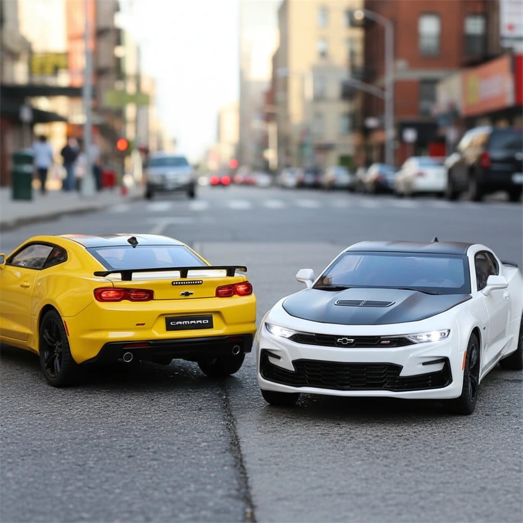 Chevrolet Camaro SS 1:24 – amerykański muscle car model z LED