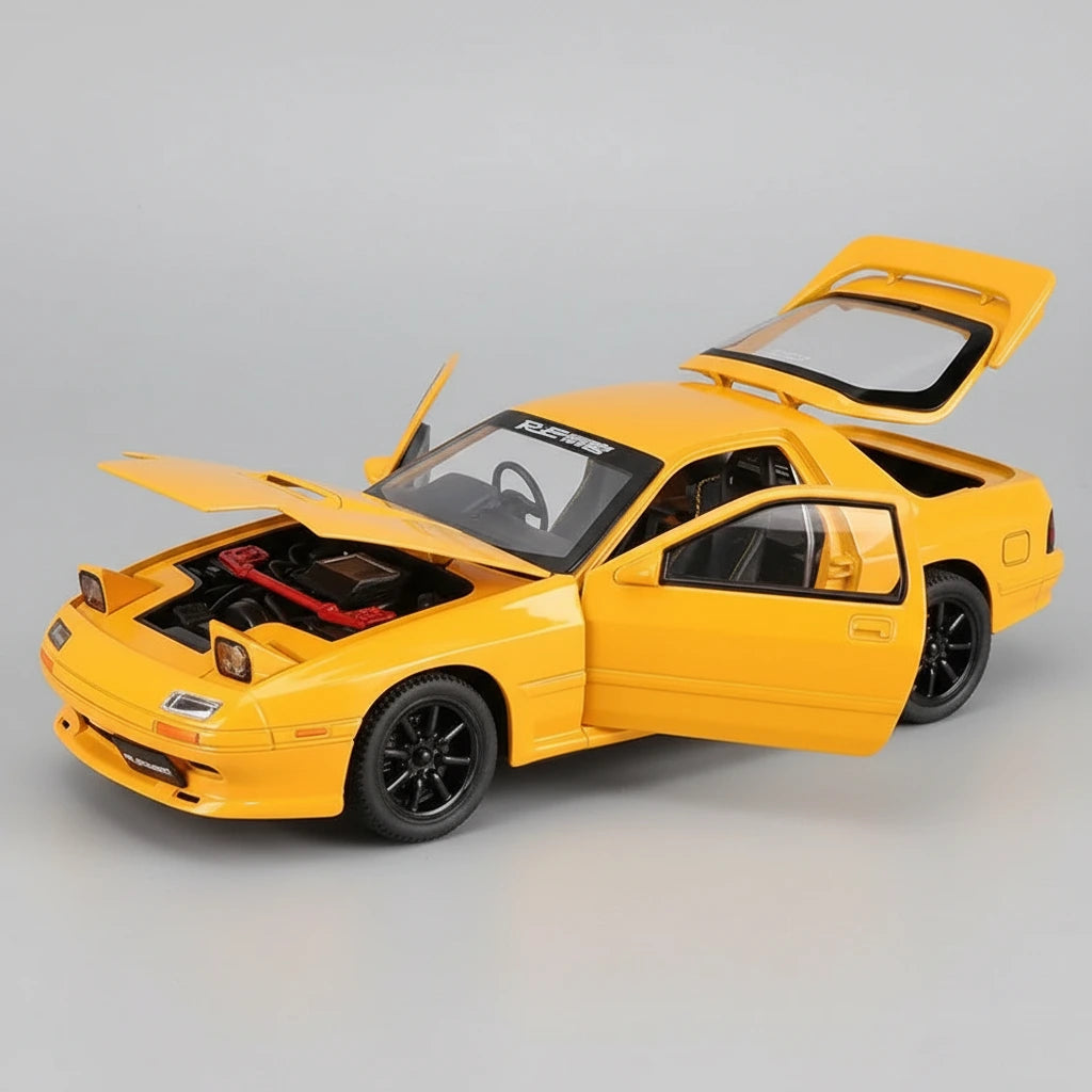 Mazda RX-7 1:24 – kultowy JDM model kolekcjonerski z LED