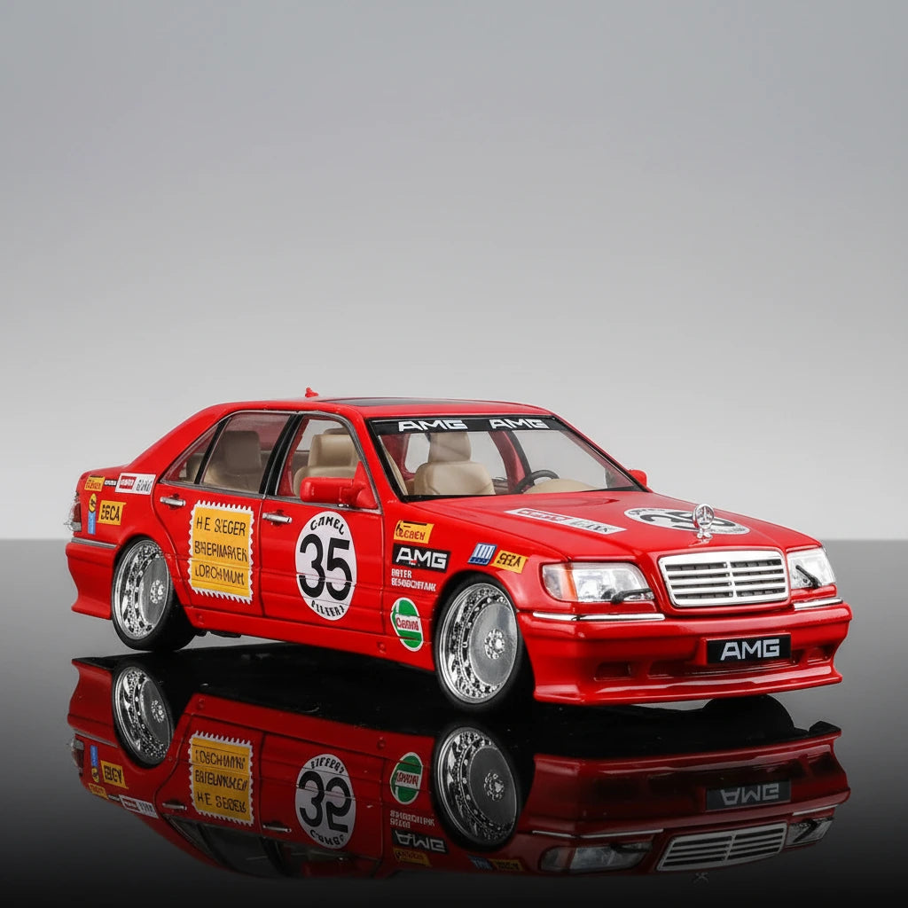 Mercedes-Benz W140 320SEL Modified 1:24 – tuningowany klasyk model z LED