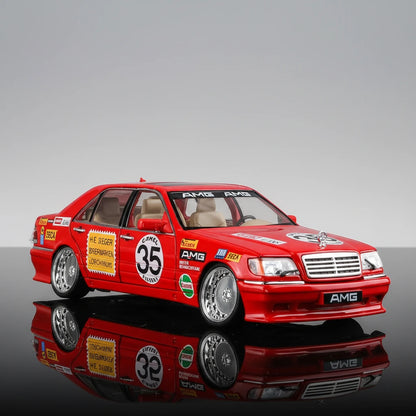 Mercedes-Benz W140 320SEL Modified 1:24 – tuningowany klasyk model z LED