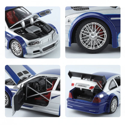 BMW M3 GTR (E46) 1:24 – kultowy model wyścigowy z LED