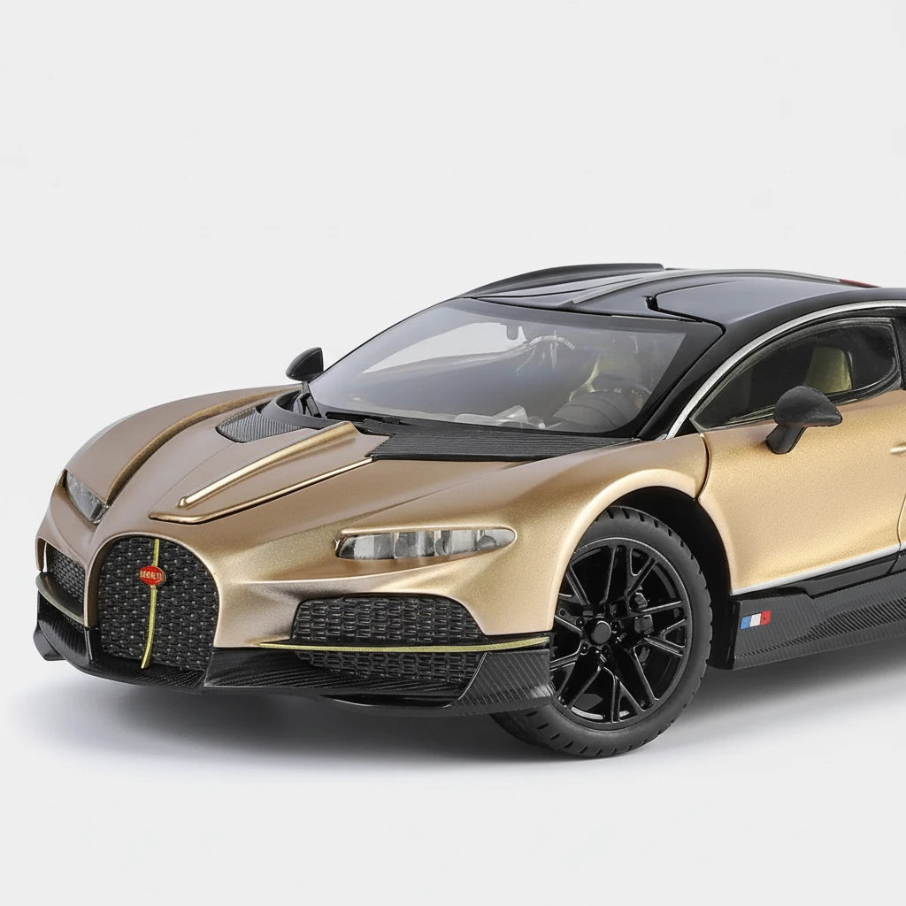 Bugatti Tourbillon 1:24 – futurystyczny hipersamochód model z LED