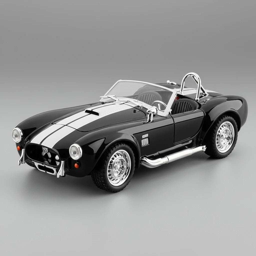 Shelby Cobra 1965 1:24 – klasyczny roadster model kolekcjonerski z LED