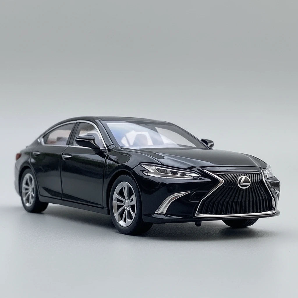 Lexus ES300 1:24 – elegancka limuzyna metalowy model kolekcjonerski z LED