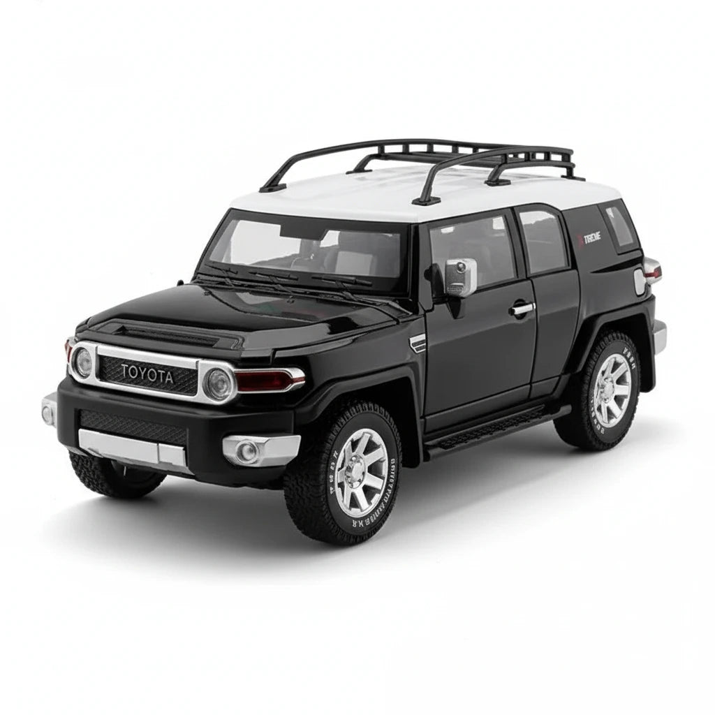 Toyota FJ Cruiser 1:24 – terenowy SUV metalowy model kolekcjonerski z LED