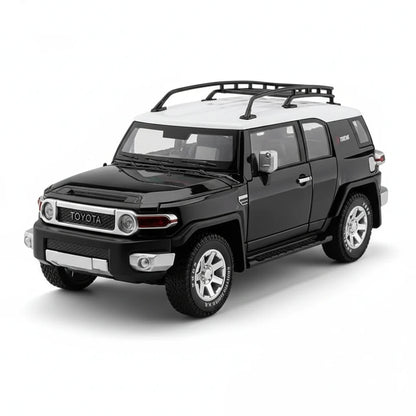 Toyota FJ Cruiser 1:24 – terenowy SUV metalowy model kolekcjonerski z LED