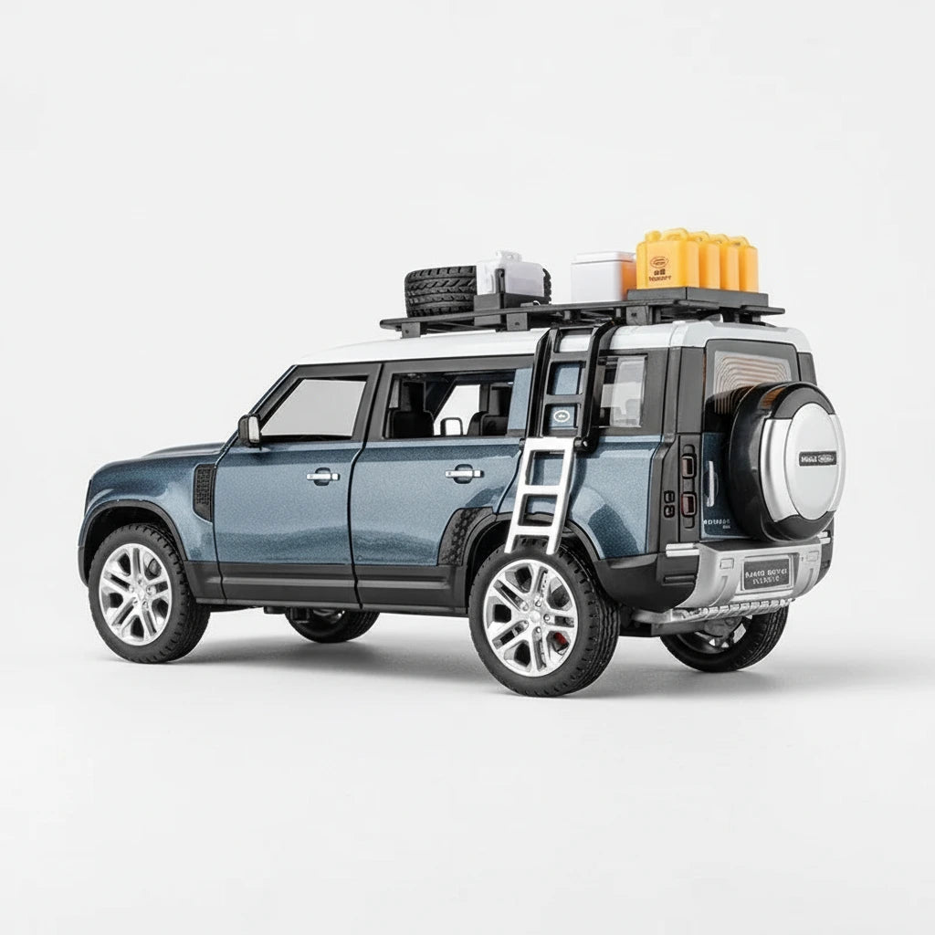 Land Rover Defender 1:24 – terenowy klasyk model kolekcjonerski z LED