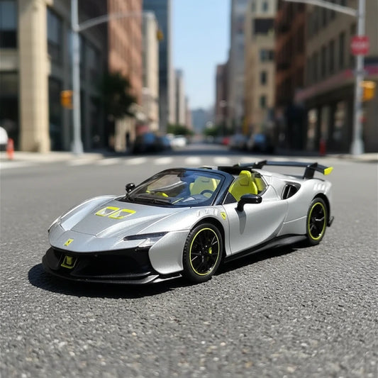 Ferrari SF90 XX 1:24 – ekstremalny hipersamochód model kolekcjonerski z LED