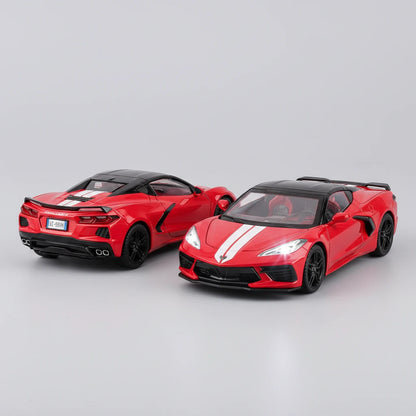 Chevrolet Corvette C8 1:24 – nowoczesny supercar model z LED